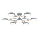 Люстра потолочная светодиодная Ambrella light Comfort Ambr_fl4865 36 м² регулируемый белый свет цвет дерево/серый