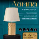Настольная лампа Risalux 10724334 цвет жёлтый/золотой