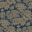 Обои флизелиновые Grandeco Ciara 0.53 м темно-синие бронзовые A 63404