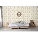 Обои флизелиновые Grandeco Maison 0.53 м светло-коричневые серые коричневые золотые MN 3304