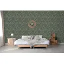 Обои флизелиновые Grandeco Maison 0.53 м светло-коричневые темно-зеленые розовые MN 3513