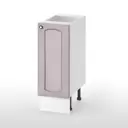 Кухонный шкаф напольный Питерские кухни Мебельный двор 30x85x50 см ЛДСП цвет фиолетовый