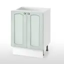 Кухонный шкаф напольный Мебельный двор Питерские кухни ЛДСП 60x85x50 см цвет мятный