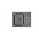 Мойка для кухни Alveus Line 60 50x61.5 см глубина чаши 16 см нержавеющая сталь aisi 304 цвет антрацит