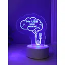 Ночник Risalux Не USB мне мозги RGB 9.5x12x14.9 см 10797455