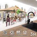 Стеновая панель Фартукофф ФФ - 353 300x60x0.1 см ПВХ цвет разноцветный