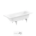 Прямоугольная ванна Sanitana BLB Universal S398043AH000000N_B75HAH001N сталь 170x75 см с шумоизоляцией и ножками