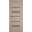 Комплект межкомнатной двери VFD Atum pro x28 остеклённая 200x90см Шпон цвет Дуб красный (черный глянец) с коробом и наличниками