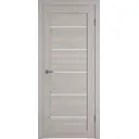Комплект межкомнатной двери VFD Atum pro x27 остеклённая 200x70см Шпон цвет Stone Oak (White cloud) с коробом и наличниками