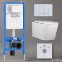 Комплект инсталляция с унитазом Iberica blanca IB001.TLA.234.111 цвет белый