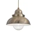 Светильник подвесной Ideal lux Sailor 025308 1 лампа 5 м² цвет латунь