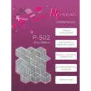 Декоративная мозаика Nsmosaic P-502 NS08PL0141nsk 26.6x30.5см цвет Серый/серебристый