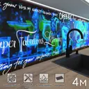 Стеновая панель матовая Фартукофф ФФ - 49 400x60x0.1 см ПВХ цвет разноцветный