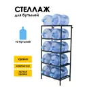 Подставка для бутылок Delta-loft 65x142.5x45 см Металл и пластик цвет черный