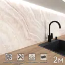 Стеновая панель матовая Фартукофф ФФ - 460 200x60x0.1 см ПВХ цвет разноцветный