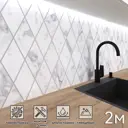 Стеновая панель Фартукофф ФФ - 467 200x60x0.1 см ПВХ цвет разноцветный