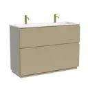 Тумба под раковину напольная Sancos FL120FCP 119.5см цвет капучино
