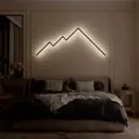 Настенный светильник светодиодный M-104103 Newlamp Luminosa с пультом управления регулируемый белый свет цвет черный