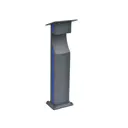 Фонарный столб уличный светодиодный Kink light 09205-f.1605-kinklight 80 см нейтральный белый свет цвет серый