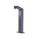 Фонарный столб уличный светодиодный Kink light 09207-f220v.1610-kinklight 80 см нейтральный белый свет цвет серый