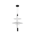 Светильник подвесной светодиодная Kink light Гида 08403-36+50+21.1901-kinklight 5 м² нейтральный белый свет цвет черный