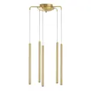 Светильник подвесной светодиодная Lightstar Tubo L5t747243-lightstar 8 м² нейтральный белый свет цвет золото