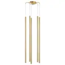 Светильник подвесной светодиодная Lightstar Tubo L5t747433-lightstar 8 м² нейтральный белый свет цвет золото