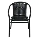 Кресло садовое Bigarden Terszza 128779 57 см x 74 см x 54 см металл черный