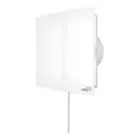 Вентилятор вытяжной Era Quadro 5C-02 D123 мм 36 дБ 140 м³/ч обратный клапан цвет белый