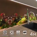 Стеновая панель матовая Фартукофф ФФ - 75 400x60x0.1 см ПВХ цвет разноцветный