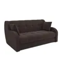 Диван раскладной Мебель-арс Барон 165x88x110 см рогожка цвет коричневый