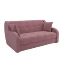 Диван раскладной Мебель-арс Барон НПБ 165x88x110 см велюр цвет розовый