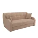 Диван раскладной Мебель-арс Барон НПБ 165x88x110 см велюр цвет luna 061 бежевый
