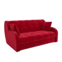 Диван раскладной Мебель-арс Барон НПБ 177x88x110 см рогожка цвет красный