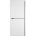 Комплект межкомнатной двери Vfd Urban 1SV остеклённая 200x80см ПВХ цвет emalex ice с коробом и наличниками