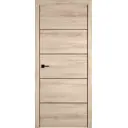 Комплект межкомнатной двери Vfd Urban 4 глухая 200x80см ПВХ цвет sand vellum с коробом и наличниками