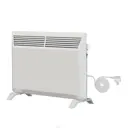 Конвектор электрический Zeder 10MX-01 с механическим термостатом 1000 Вт цвет белый