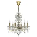 Люстра подвесная Lightstar Schon 790061-lightstar 6 лампа 18 м² цвет бронза