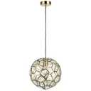 Светильник подвесной Lightstar Fermo 724012-lightstar 1 лампа 2 м² цвет золото