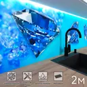 Стеновая панель матовая Фартукофф ФФ - 244 200x60x0.1 см ПВХ цвет разноцветный