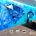 Стеновая панель матовая Фартукофф ФФ - 244 400x60x0.1 см ПВХ цвет разноцветный