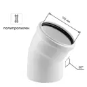 Отвод RTP Elite МК МПП 110/30° мм