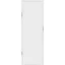 Дверь межкомнатная глухая Invisible 70x220 см цвет белый с замком алюминиевая кромка