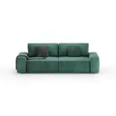 Диван раскладной Mebelroom Формула 250x80x100 см велюр цвет зеленый
