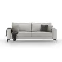 Диван раскладной Mebelroom Мэдисон 240x77x100 см велюр цвет белый