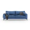 Диван раскладной Mebelroom Мэдисон 240x77x100 см велюр цвет голубой