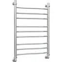 Полотенцесушитель водяной лесенка Роснерж L101010 63x80 мм универсальная подводка нержавеющая сталь цвет серебристый