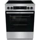 Электрическая плита с духовкой Gorenje GECS6C70XC 60x85x60 см цвет нержавеющая сталь