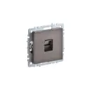 Розетка компьютерная встраиваемая Iek Brite BR-K10-2-K45 RJ45 Cat 6 цвет бронза