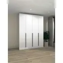 Шкаф распашной Safina grand Добрыня с 4 дверями 180x210x50 см МДФ эмаль/ЛДСП цвет белый